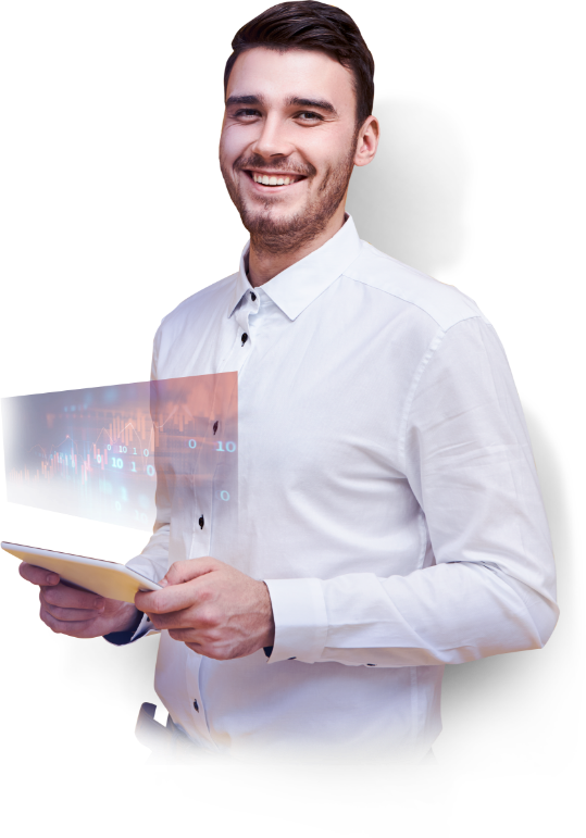 Businessman With Tablet