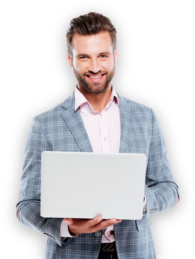 Businessman With Laptop